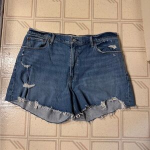 Denim Distressed Women's Shorts